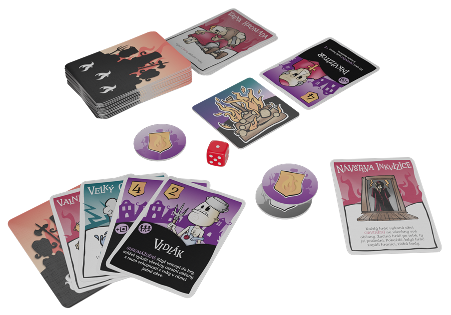 Scheme of a game turn or detail of an action card.